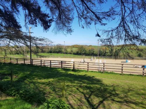 Kilmullen Livery arena from the driveway