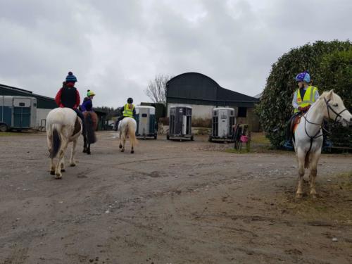 The yard at Kilmullen Livery